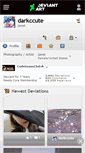 Mobile Screenshot of darkccute.deviantart.com