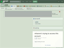 Tablet Screenshot of nrich.deviantart.com