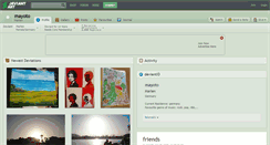 Desktop Screenshot of mayoto.deviantart.com