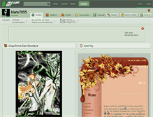Tablet Screenshot of kiara7055.deviantart.com