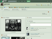 Tablet Screenshot of layercraze.deviantart.com