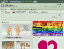 Tablet Screenshot of deidarastone.deviantart.com