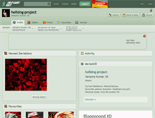 Tablet Screenshot of hellsing-project.deviantart.com