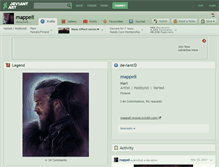 Tablet Screenshot of mappeli.deviantart.com