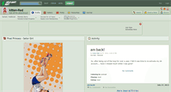 Desktop Screenshot of kitten-red.deviantart.com