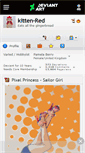 Mobile Screenshot of kitten-red.deviantart.com
