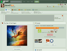 Tablet Screenshot of dianar87.deviantart.com