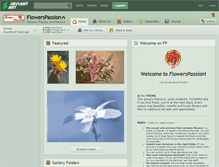 Tablet Screenshot of flowerspassion.deviantart.com