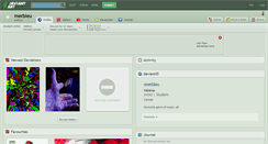 Desktop Screenshot of merbleu.deviantart.com
