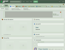 Tablet Screenshot of base.deviantart.com