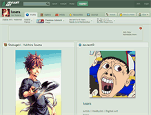 Tablet Screenshot of lusara.deviantart.com