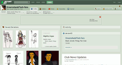 Desktop Screenshot of dreamsmadeflesh-fans.deviantart.com