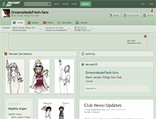 Tablet Screenshot of dreamsmadeflesh-fans.deviantart.com