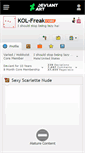 Mobile Screenshot of kol-freak.deviantart.com