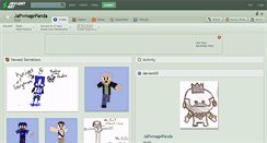 Desktop Screenshot of japwnagepanda.deviantart.com