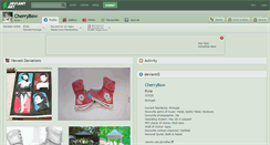 Desktop Screenshot of cherrybow.deviantart.com
