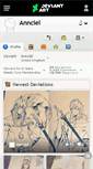 Mobile Screenshot of annciel.deviantart.com