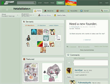 Tablet Screenshot of hetaliastates.deviantart.com
