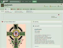 Tablet Screenshot of gryphonarts.deviantart.com