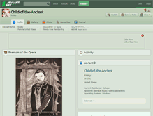 Tablet Screenshot of child-of-the-ancient.deviantart.com