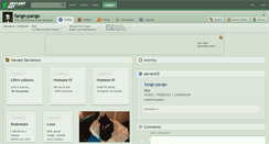 Desktop Screenshot of fango-pango.deviantart.com