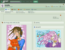 Tablet Screenshot of cecylka.deviantart.com