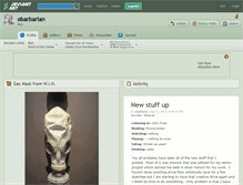 Tablet Screenshot of obarbarian.deviantart.com