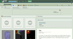 Desktop Screenshot of electricdeity.deviantart.com