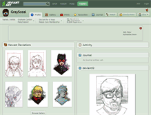 Tablet Screenshot of graysceal.deviantart.com