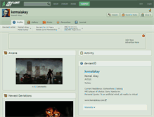 Tablet Screenshot of kemalakay.deviantart.com
