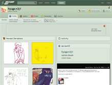 Tablet Screenshot of hyuga-n3j1.deviantart.com