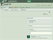 Tablet Screenshot of kamatari-fan.deviantart.com