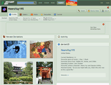 Tablet Screenshot of heeroyuy195.deviantart.com