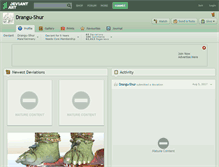 Tablet Screenshot of drangu-shur.deviantart.com