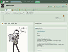 Tablet Screenshot of cheese-slave.deviantart.com