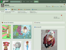 Tablet Screenshot of okiren.deviantart.com
