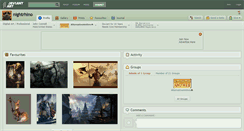 Desktop Screenshot of nightrhino.deviantart.com