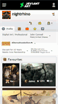 Mobile Screenshot of nightrhino.deviantart.com