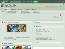 Tablet Screenshot of blaze-fiery-kitty.deviantart.com