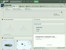 Tablet Screenshot of krakoviak.deviantart.com