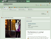 Tablet Screenshot of di-bolly-knickers.deviantart.com