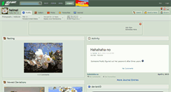 Desktop Screenshot of helmel.deviantart.com