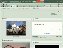 Tablet Screenshot of helmel.deviantart.com