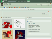 Tablet Screenshot of bba-fan-club.deviantart.com