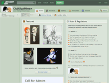 Tablet Screenshot of clubulquihime.deviantart.com