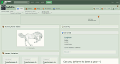 Desktop Screenshot of ladyano.deviantart.com