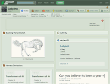 Tablet Screenshot of ladyano.deviantart.com