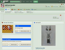 Tablet Screenshot of katkommander.deviantart.com