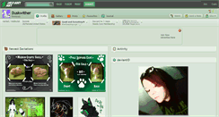 Desktop Screenshot of duskwither.deviantart.com
