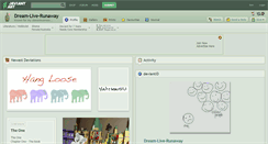 Desktop Screenshot of dream-live-runaway.deviantart.com